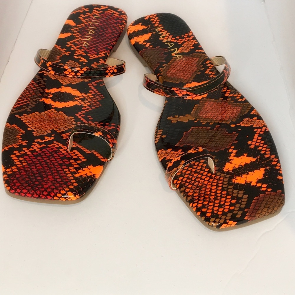Sun out Orange Sandals